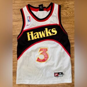 Vintage Nike NBA Atlanta Hawks Abdur-Rahim 3 Jersey Medium